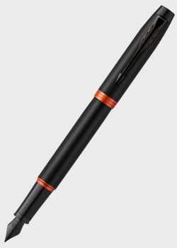 Перьевая ручка Parker IM 17 Professionals Vibrant Rings Flame Orange BT, фото